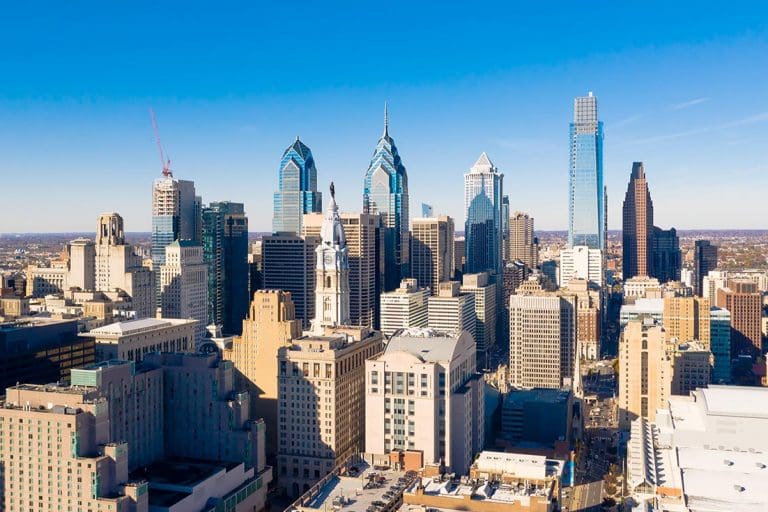 Photo of the Philadelphia skyline